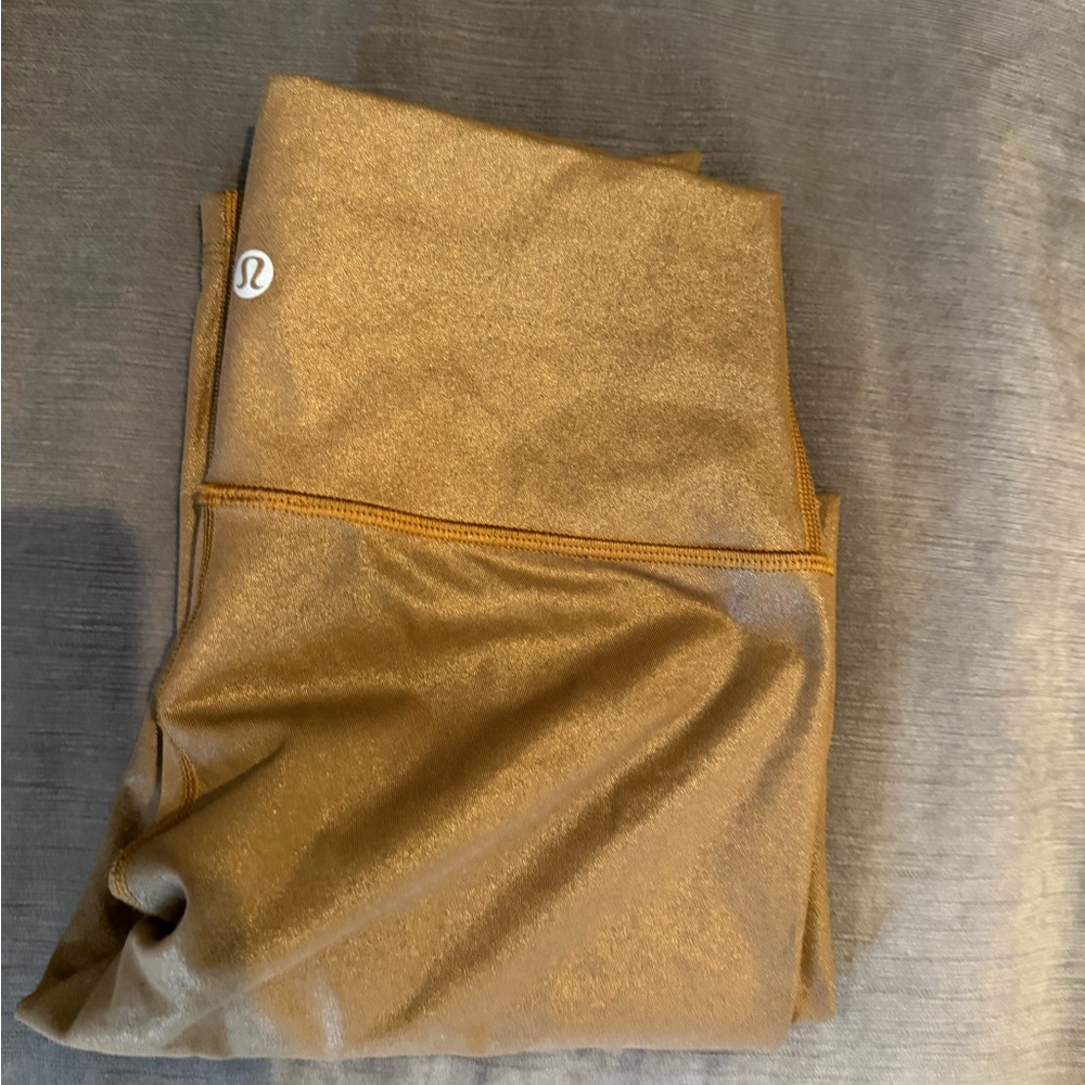 Lululemon Gold Leggings